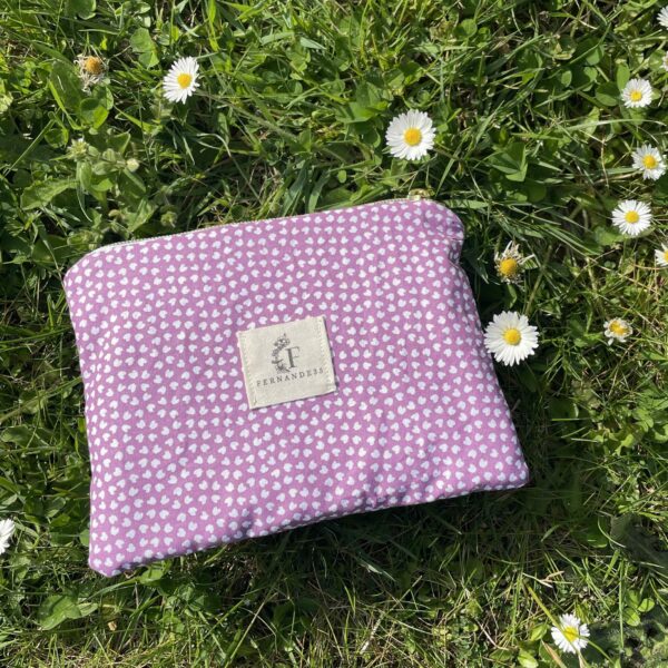 pochette plate violette