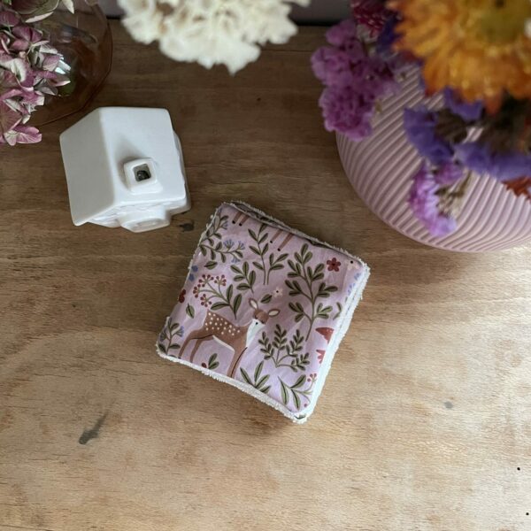 Lingette pour nettoyage enfant avec motifs de biches