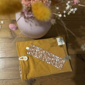 Marque-page couleur feuilles marron