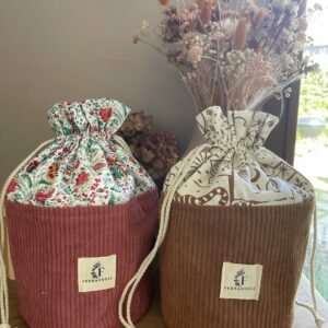 Sac de rangement avec fermeture à cordon